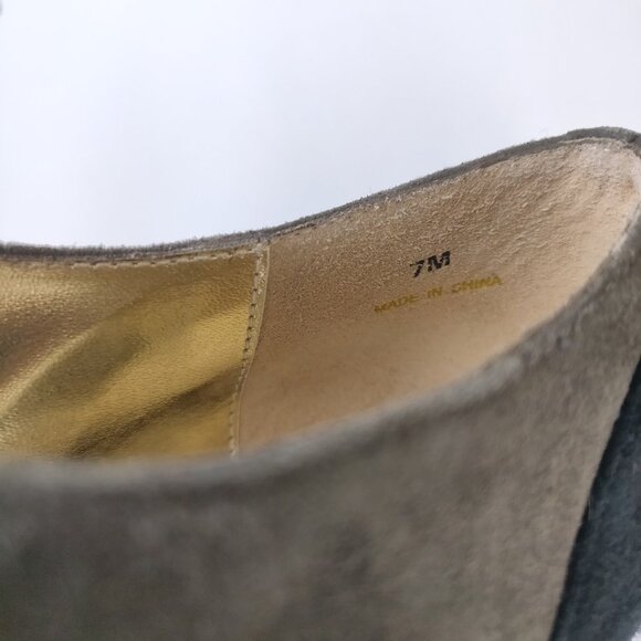 NWOT Beverly Feldman Best Suede Pump sz 7 - Picture 7 of 11